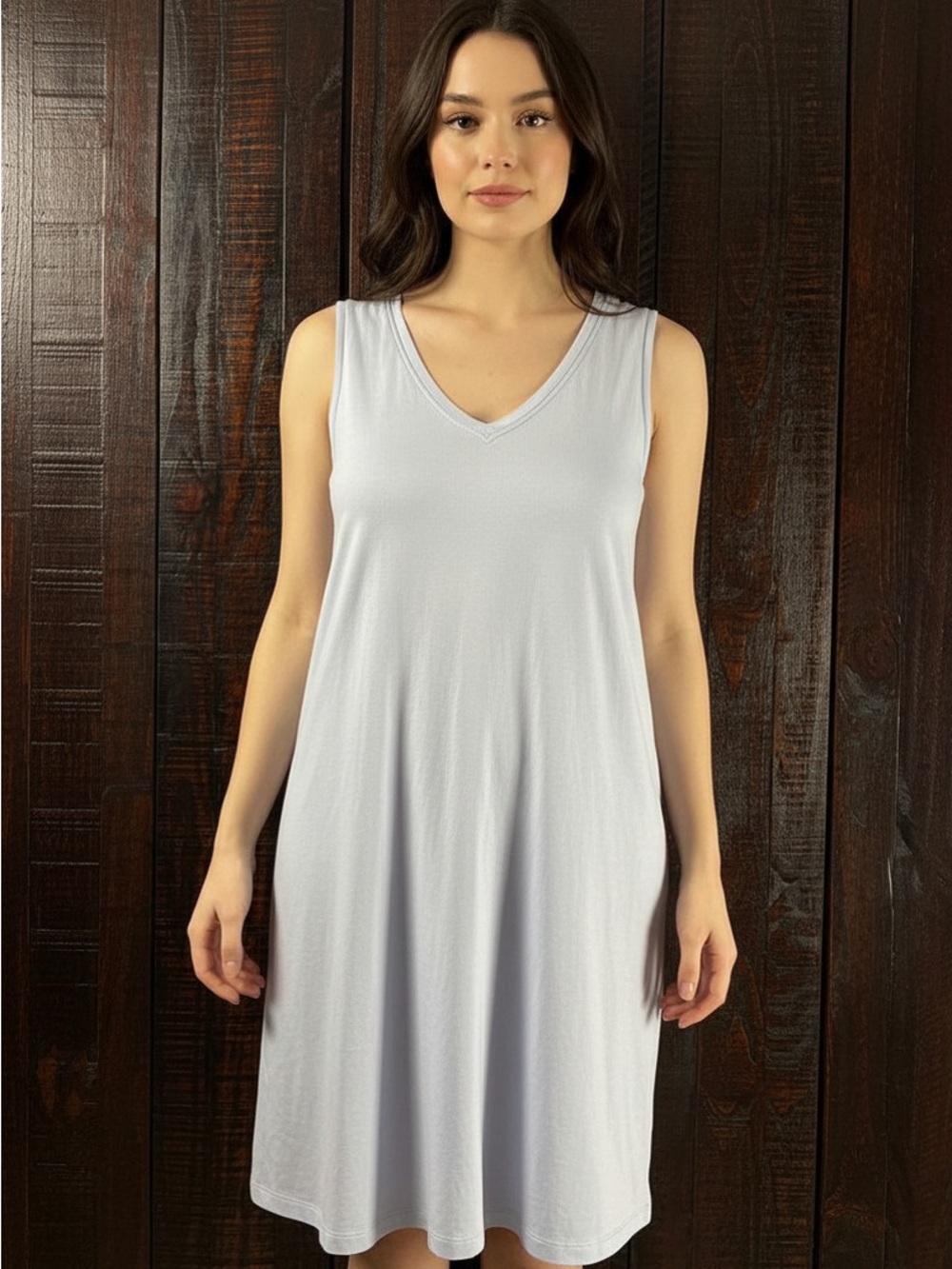 HANRO Pure Essence Cotton Tank Nightgown XL